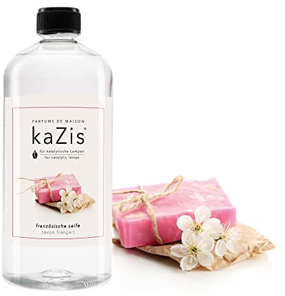 KAZIS® I Französische Seife I 1 Liter I Frische Wäsche 3 I Für jede katalytische Lampe I Raumduft