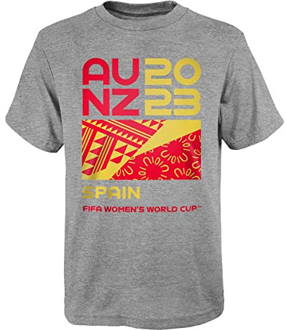 FIFA Unisex Official 2023 Women's Football World Cup Adult Supporter's T-Shirt, Spain T-Shirt (Pack of 1)