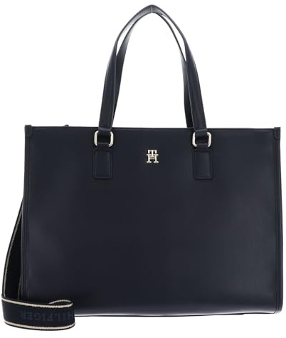 Tommy Hilfiger Damen Th Monotype Tote Aw0aw15978 Tragetasche