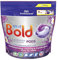 Bold Capsule di detersivo liquido per bucato in capsule, 100 lavaggi (50 x 2), smacchiatore per vestiti, profumo di lavanda e camomilla