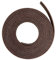 [FIXINGS DIRECT] 5.2m Surface Mounted Intumescent Strip Self Adhesive with Brush (White Or Brown) Intumescent Fire Strip 2-4mm (White)