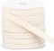 BENECREAT Cordoncino Piatto in Cotone Papayawhit da 25 m, Sostituzione del Cordoncino Morbido da 12 mm, Cordoncino Cavo A Doppio Strato per Felpa con Cappuccio