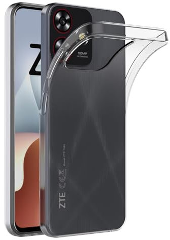 AICEK Kompatibel mit ZTE Blade A73 4G Hülle, Transparent Silikon Handyhülle für ZTE Blade A73 4G Hülle TPU Schutzhülle Bumper Crystal Clear Case