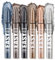 6-teiliges Eyeshadow-Stick-Set, Creme-Lidschatten-Stift, Wasserfester Langanhaltender Augen-Make-up-Stift (6 Stück/Set E)