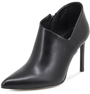 QUEEN HELENA Chaussures à Talons stilettos Bottines à Bout Décontracté Élégant Bas Fermeture Éclair Latérale Femme K2027