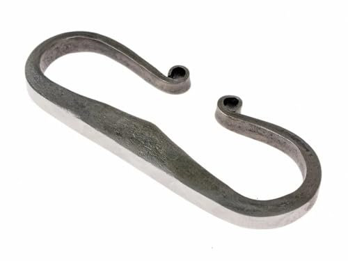 Pera Peris Germanischer Feuerschläger Funkenschläger Funkeneisen, handgeschmiedet Mittelalter/Feuerschläger der Wikinger-Zeit Lager Feuerstelle Outdoor - Survival