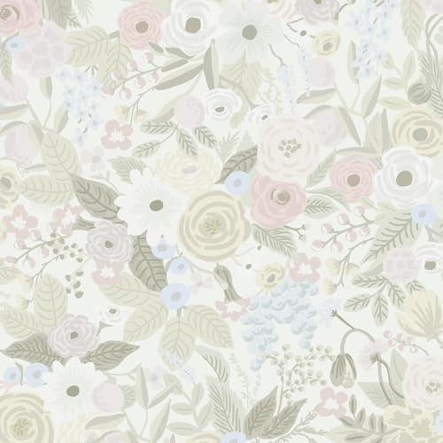 Timeet Self Adhesive Wallpaper Colorful Floral Leaf Peel and Stick Wallpaper 44x300cm Sticky Back Wallpaper Vinyl Film Contact Paper for Living Room Bedroom Wall Cabinet Shelf