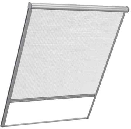 Dachfenster Fliegengitter | Insektenschutzrollo für Dachfenster | Mückenschutz mit Alu-Schienen | Kompatibel mit VELUX, FAKRO, ROTO, ARON, BALIO