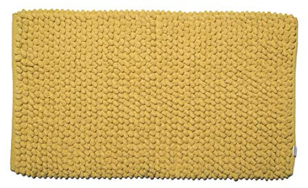 Croydex Yellow Super Soft Cushioned Bath Mat with Slip-Resistant Backing