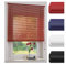 ourdeco® Jalousie aus PVC / 100 x 220 cm (Breite x Höhe) / Farbe rot/lichtdurchlässig bis Blickdicht/Einfache Montage an Wand oder Decke