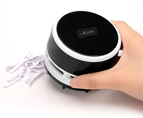 Portable Tabletop Handheld Vacuum Cleaner Home Kitchen Mini Crumbs Vacuum Car Office Computer Desk Dust Remover Clearner (Black)