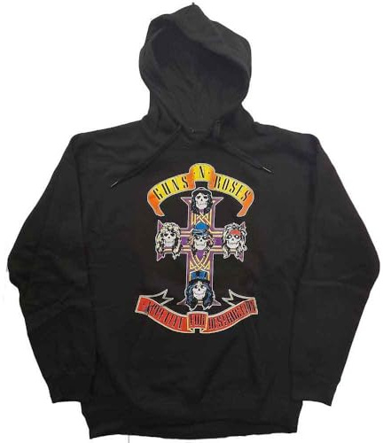 Felpa # L Black Unisex # Appetite for Destruction