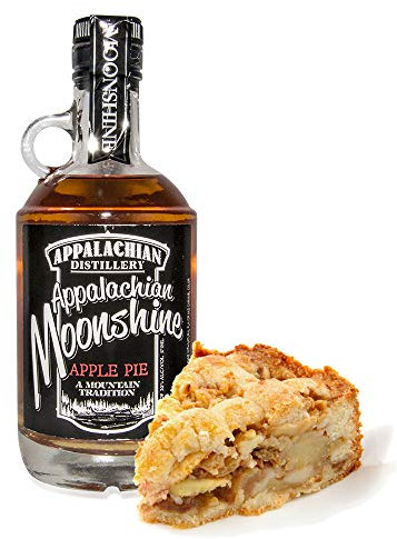 Appalachian Moonshine - Apple Pie. 20% Vol. - Echter handgefertigter Moonshine Whiskey aus West Virginia, USA.