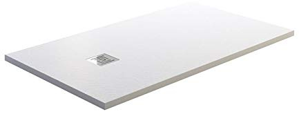 GME Receveur de Douche Ardesia 170 x 80 cm - Blanc