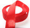 CaPiSo 22m Satinband 25mm Breite 2,5cm Schleifenband Geschenkband Dekoband Weihnachten Hochzeit (Rot, 22m)