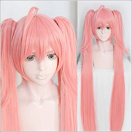 LanTing Regarding reincarnated to slime von Milim Nava cosplay perücke Frau Lange cosplay Wig perücke karneval fasching Halloween Party, Rosa