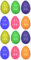 Quickdraw Easter 24 Bunt Befüllbar Plastik Überraschung Ostereier - Füllen mit Ostern Jagd Geschenke und Schokolade
