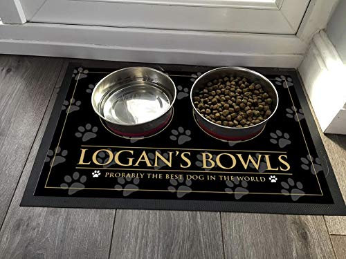 Personalised Dog feeding mat | Paw print feeding mat | Pet placemat | Pet bowls Mat | Feeding Mat