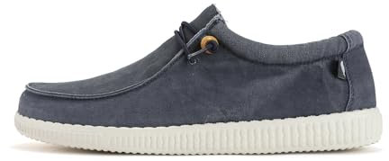 WALK IN PITAS | WP150 WALLABI Washed | Mocasines de Hombre | Náuticos Casual | Zapatillas de Verano | Zapatos de Hombre Casuales y Cómodos | Zapatos de PITAS para Hombre | Periscope 42