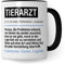 Tasse Tierarzt lustig, Tierarzt Geschenk Beruf, Spruch Kaffeebecher Tierärzte Geschenkidee, Beruf Tier-Arzt Kaffee-Tasse Teetasse Becher