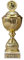 Deitert Pokal 12er Serie in Gold mit Deckel - 28,5 cm Trophäe mit Wunschtext graviert und Sportemblem nach freier Auswahl - Sportpokal mit Marmorsockel für Ihre Siegerehrung 59220