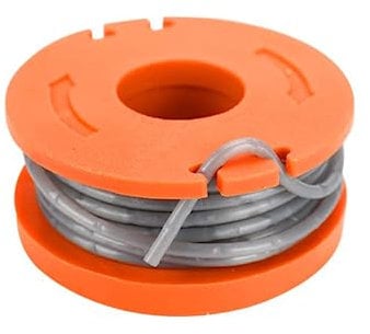 MOECSHSY Strimmer Spool for Mac Allister, Spear & Jackson, Qualcast and Worx, Strimmer Wire, Trimmer Spool Line for Φ1.6mm Double Autofeed Spool Replace Grass Cutter Trimmer Wire Refills 10ft