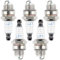 VooGenzek 5 Pezzi L7T Candela Sostituzione, L7T Candela per Tosaerba, BM6A / L7T Candele di Accensione Sostituire, Candela da 2 Tempi, per Motosega Decespugliatore da Giardino Tosaerba