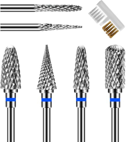 Diesisa 6 Pack Nail Drill Bits for Acrylic Nails