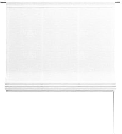 Neutex for you! Allure Raffrollo, Vorhang, Gardine, 140 x 80 cm (H/B), Made in Germany, Oeko-Tex Standard 100, Transparent Wollweiß