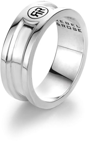 Rebel and Rose Herrenring Big Bond 925 Silber RR-RG036-S-63 Ringgröße 63/20,1