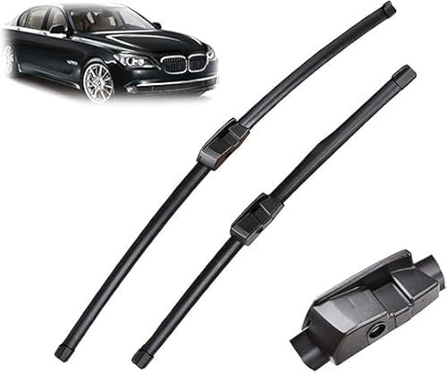 WangjunF Auto Frontscheibenwischer für BMW 7er F01 F02 F03 F04 2008-2015 26 + 18,Scheibenwischer Ersatzblätter,Auto Ersatzblätter,Langlebiger Elastischer Silikonkautschuk