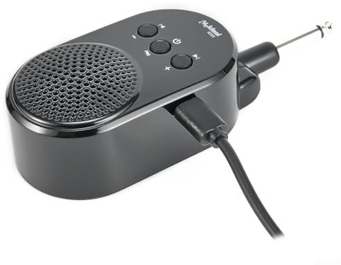 Zoegneer Tragbarer Gitarrenverstärker, 6,35 mm Stecker, wiederaufladbar, für E-Gitarre, Bass