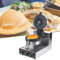 Gaufrier à Hamburger Commercial Avec Plaque De Cuisson Rotative, Machine à Hamburgers à CrèMe GlacéE, RevêTement En TéFlon AntiadhéSif, ContrôLe PréCis De La TempéRature,single-220V