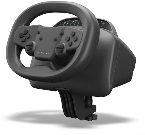FUANA Wireless Bluetooth-compatible Racing Steering Wheel Gaming Experience In Black