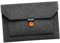 Gadpiparty Simple Laptop Sleeve Premium Felt Computer Protector Bag Lightweight Travel Handbag for Men Women Easy to Carry Button Closure Black