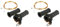 Mauedest 2 Set Restrictable Twist Throttle Cable Set for 47cc 49cc Mini Moto Bike Dirt Bike Quad