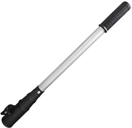Tiller Handle Extension for Outboard, Telescopic Type Handle Extension for Tug Motor, Anodized Aluminum Tube Ergonomic Handle Extendable 46cm-61cm