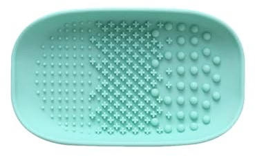 TOVINANNA Makeup Tool Brush Cleaning Clean and Plate Handheld Silicone to Scrubber for Easy Store Cleaner Mat Women for Daily Beauty