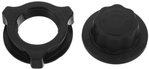 FRCOLOR 2pcs Black Plastic Fan Nut Replacement Parts | Universal Electric Fan Hub Lock Nut Cover & Grill Fastener Attachment Kit