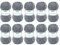 Gründl Wolle King Cotton - dicke Wolle zum Stricken - Strickgarn - Häkelgarn - weich und hautfreundlich - 55 % Polyacryl, 45 % Baumwolle - 10 Knäuel 50 g / 78 m - Nadelstärke 6-7 - anthrazit