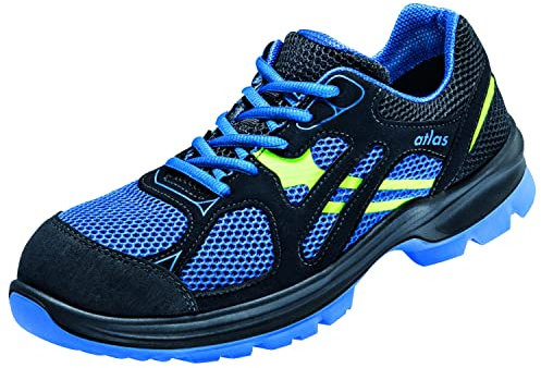 Atlas Unisex 45700s141 Atlas Halbschuh Flash 4000 ESD S1 W 10 Gr 41, Blau Schwarz, 41 EU