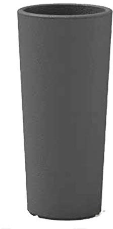 VECA Pot Clou, Cylindre, Moyenne 45 cm, Hauteur 100 cm, Couleur Taupe