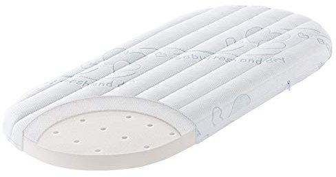 Julius Zöllner Matratze für Kinderwagen Quadro - 75 x 32 - Traumfänger AIR | Original Baby Fresh & Dry Funktionsbezug | mit AIR Topper | Bezug abnehmbar und waschbar