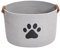 Morezi Hundespielzeug Aufbewahrungskorb，hunde spielzeugkorb,Aufbewahrungskorb aus Baumwollseil , ideal für die Organisation von HaustierSpielzeug, Heimtierbedarf，Decken,Grau