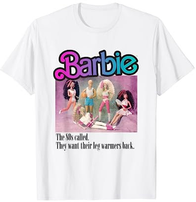 T-shirt Barbie Femme, Officiel, Team Années 80 T-Shirt