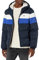 Tommy Hilfiger Men's Hooded Puffer Jacket, Blue Combo Poly Tech, XL