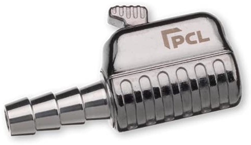 Horn - Tecalemit Reifenventilstecker One Clip pro Schlauchanschluss DN 8 PCL, Universelle Passform, Silber, Metall, PKW, 8 millimeters