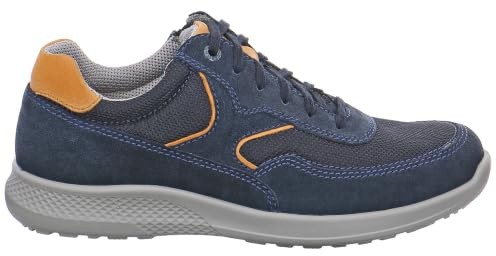 Jomos Herren Sneaker 322411 904 8006 echt Leder Blau 46 EU