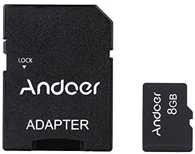 Andoer 8GB Class 10 Memory Card TF Card + TF Card Adapter for Camera Car Camera Cell Phone Table PC Audio Player GPS