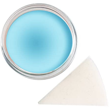 Premium Aqua Maquillaje con esponja para fiestas infantiles, Halloween, carnaval, fiestas temáticas, zombies, vampiros, payasos (turquesa)